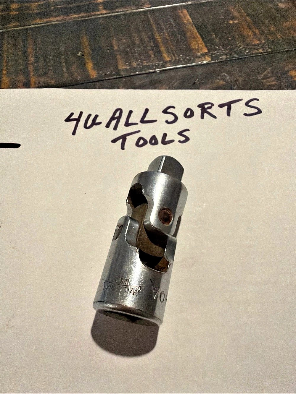 Vintage Williams Tools Universal Joint Socket Adapter 1/2 Inch S-140A USA